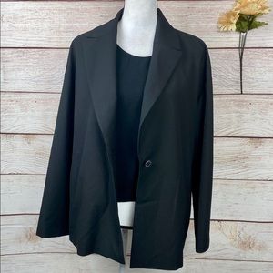Zara Uniform Women's Black Blazer Suit Jacket